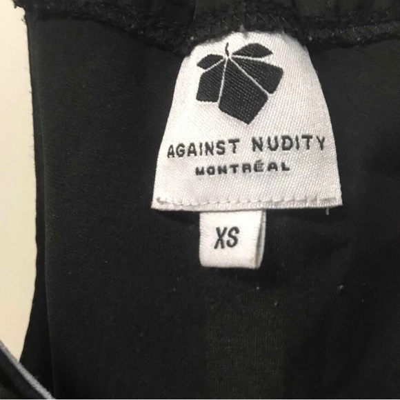 Against Nudity black satin top - Picture 5 of 5